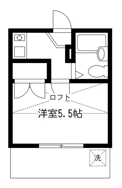 EA新柏 1階階 間取り