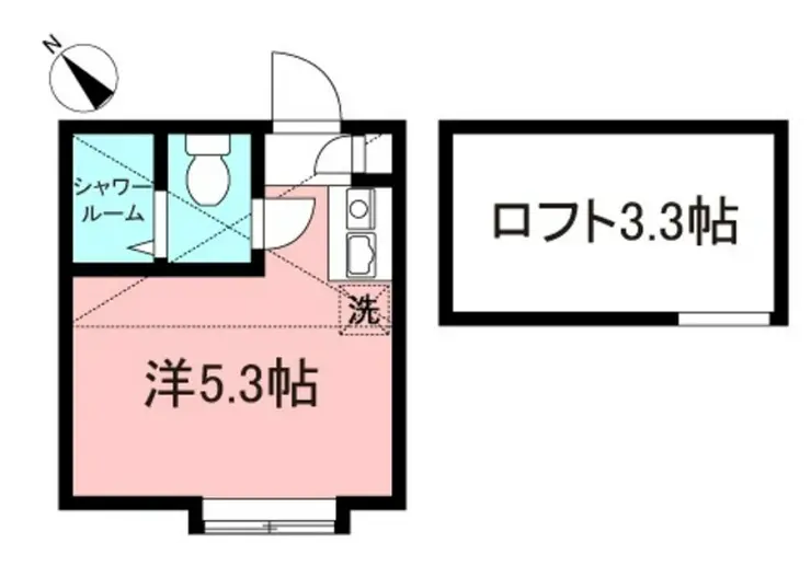 ユナイト岸谷レメディオスの杜 1階階 間取り