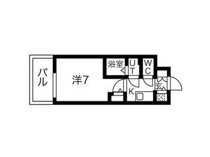 エスリードレジデンス大阪難波(1K/10階)の間取り写真