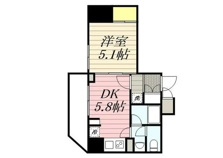 ハーモニーレジデンス東京両国パークフロント 5階階 間取り