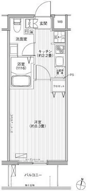 カーサ・ラスク・目白台 9階階 間取り