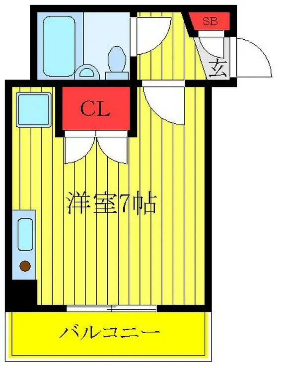 シャンティタカハシ 5階階 間取り