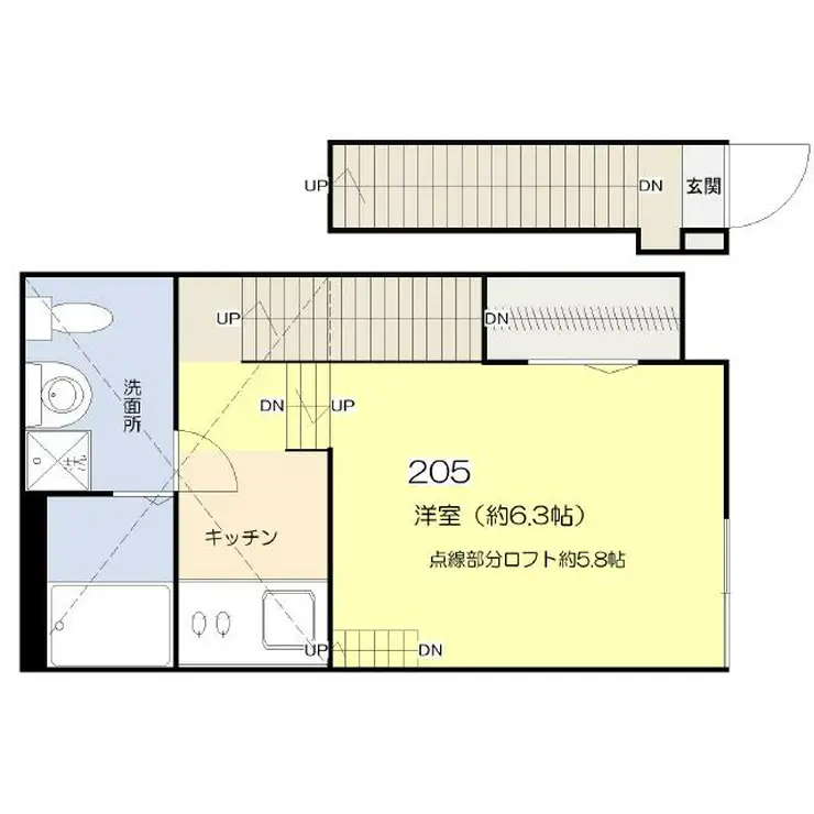 グランコンフォール東墨田 2階階 間取り