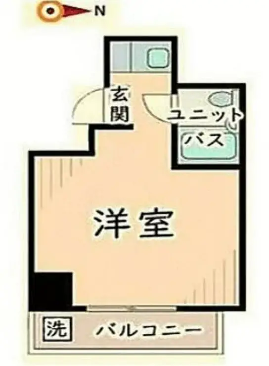 クリスタル亀戸 6階階 間取り