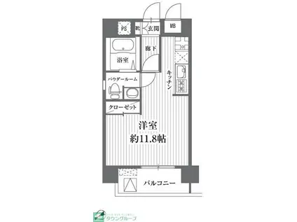HF浅草橋レジデンス(ワンルーム/10階)の間取り写真