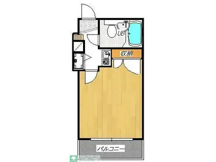 藤和シティコープ祖師谷(1K/5階)の間取り写真