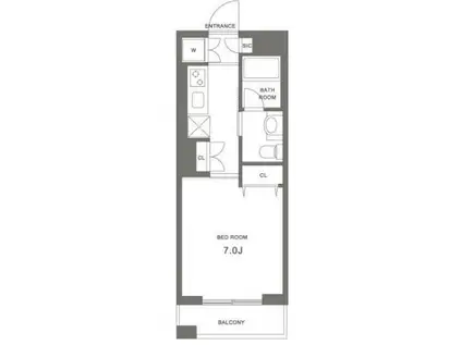 ガーデン板橋氷川町(1K/10階)の間取り写真