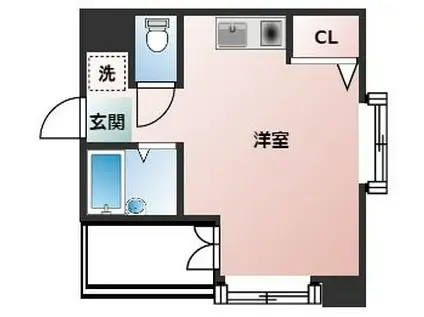 セリエ平尾(ワンルーム/6階)の間取り写真