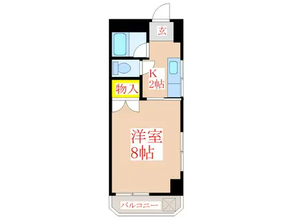 坂本マンション(1K/5階)の間取り写真