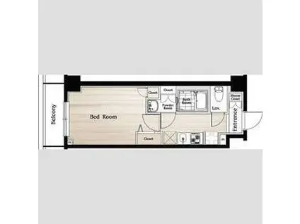 Nステージ鶴見(1K/1階)の間取り写真