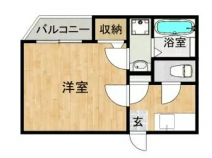 ST.PHOENIXII(1K/2階)の間取り写真
