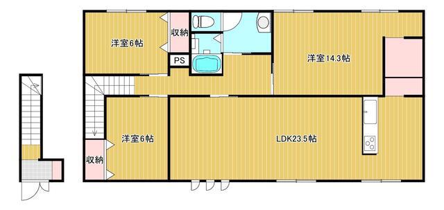 MAISON DE BRILLER(3LDK/2階)の間取り写真