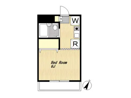 メゾン登戸(ワンルーム/3階)の間取り写真