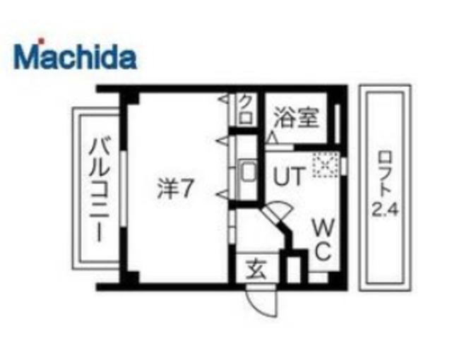 エヌエムディセット(ワンルーム/3階)の間取り写真