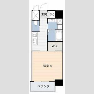 豊田駅前ビル(1K/4階)の間取り写真