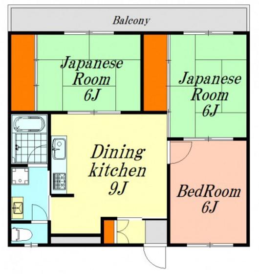 谷口マンション(3DK/2階)の間取り写真