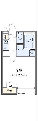クレイノMISONO(1K/1階)の間取り写真