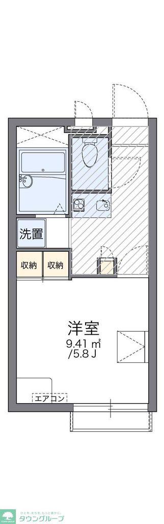 レオパレス宮ノ前(1K/3階)の間取り写真