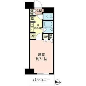 エコロジー東陽町プロセンチュリ(1K/5階)の間取り写真