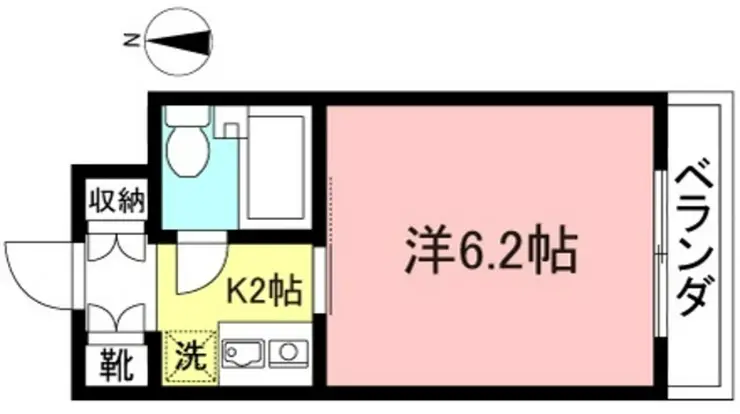 シティーハウスマエダ 2階階 間取り