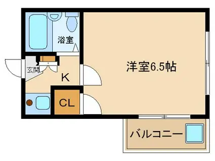 メゾン・ド・花小金井A(1K/2階)の間取り写真