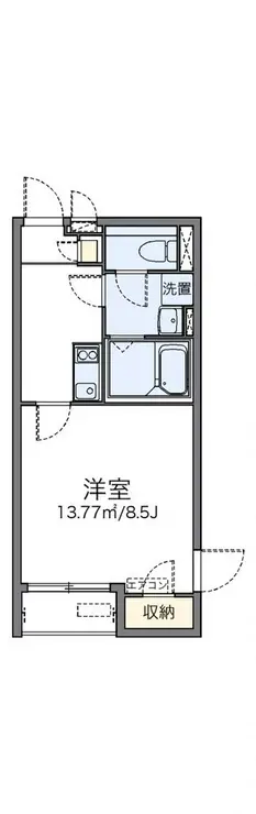 レオネクストプラナス白山 2階階 間取り