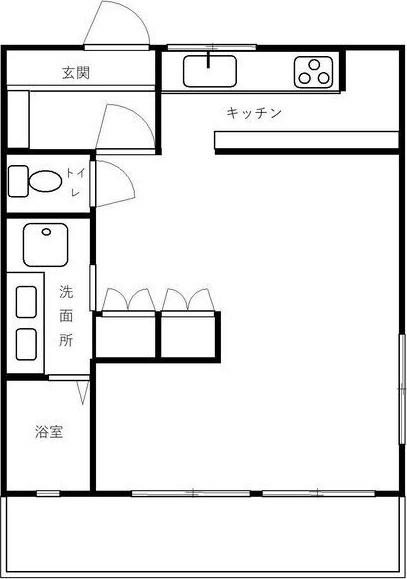 サンシャインマンション(ワンルーム/5階)の間取り写真