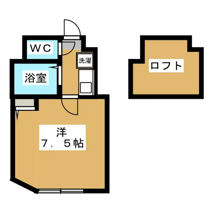 シェリルキューブ 1階階 間取り