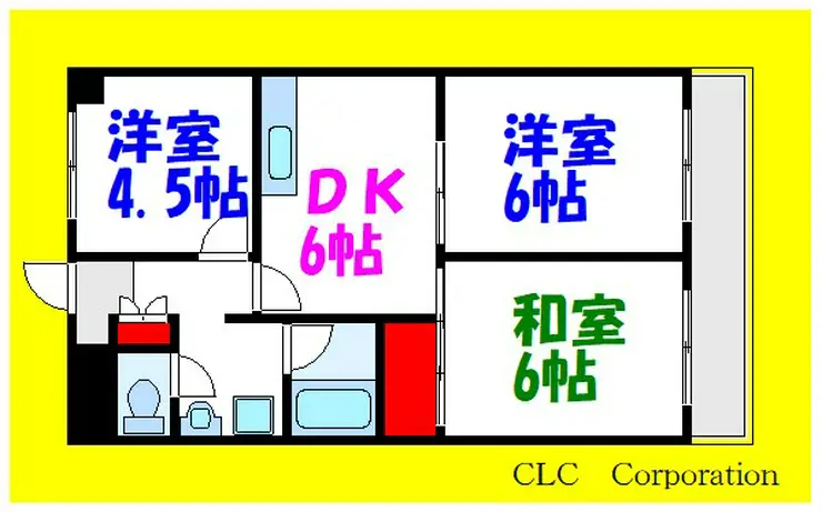 リュミエ南葛西 3階階 間取り
