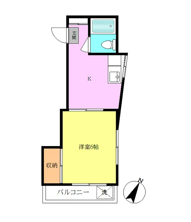 パールマンション 4階階 間取り