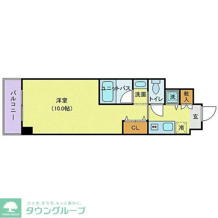 ラヴァージュ小町 3階階 間取り