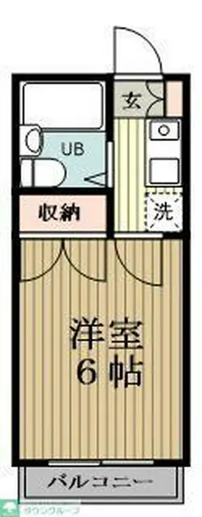 ガーデンヒルズ立川 1階階 間取り