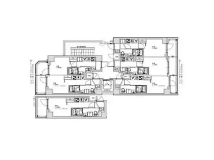S-RESIDENCE横濱阪東橋(1K/8階)の間取り写真