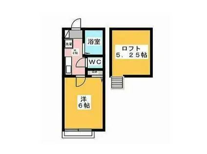 マ・ピエス東生田MASE(1K/1階)の間取り写真