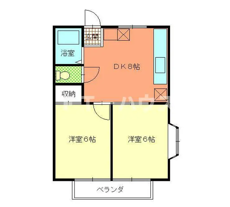 サンハイム土橋 2階階 間取り