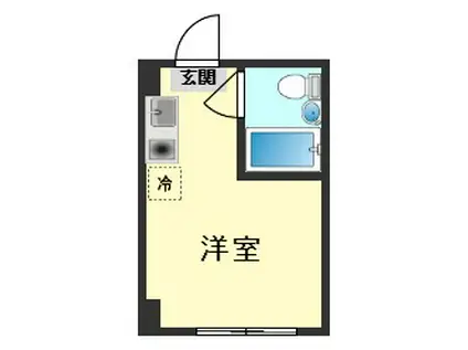 レジデンスカープ新小岩(ワンルーム/3階)の間取り写真