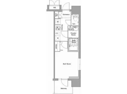 N-STAGE西川口(1K/2階)の間取り写真