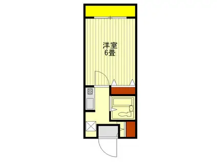 レジデンスイケダ(1K/2階)の間取り写真