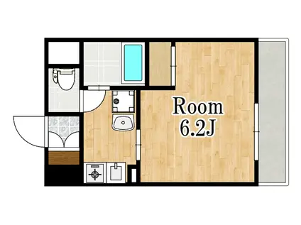 エステムコート新大阪VIエキスプレイス(1K/2階)の間取り写真