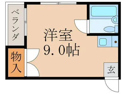 サンアヴェニュー墨染(ワンルーム/1階)の間取り写真