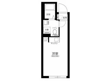KMS COYO西日暮里(ワンルーム/2階)の間取り写真
