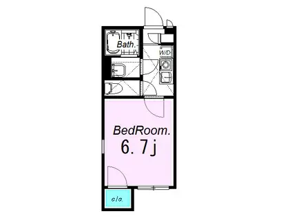 レオネクスト川島(1K/1階)の間取り写真