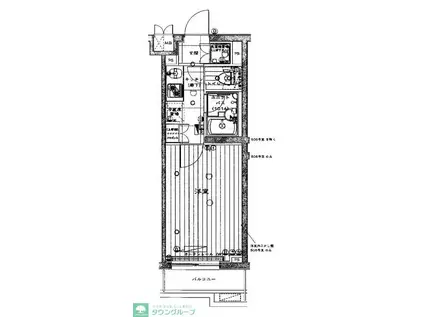 ルーブル練馬沼袋(1K/5階)の間取り写真