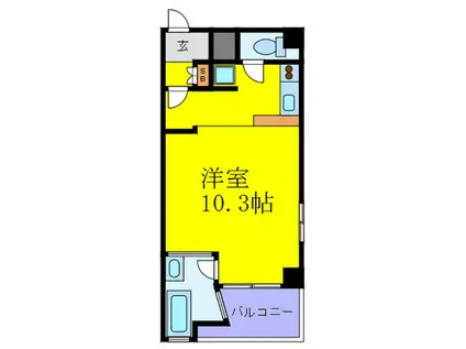 DUO GRAND梅田東(ワンルーム/3階)の間取り写真