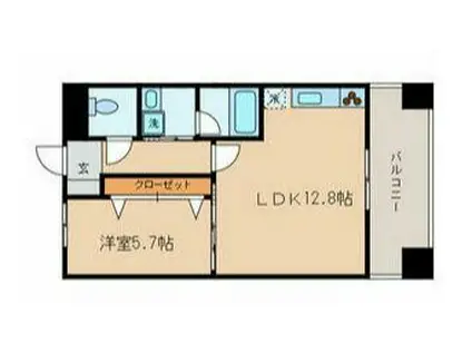 ザ・グランド・アルビオン(1LDK/3階)の間取り写真