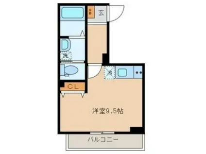 都営三田線 千石駅 徒歩4分 4階建 築12年(ワンルーム/4階)の間取り写真