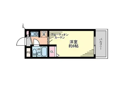 サカイ中野富士見町マンション(ワンルーム/3階)の間取り写真