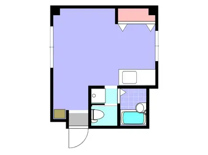 メゾンストーク(ワンルーム/1階)の間取り写真