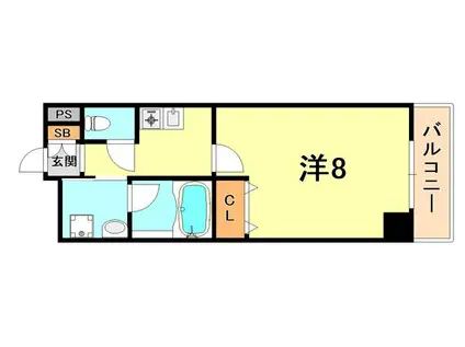 DAIWAマンション(1K/7階)の間取り写真