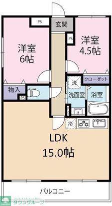 フローラ千葉中央(3LDK/3階)の間取り写真